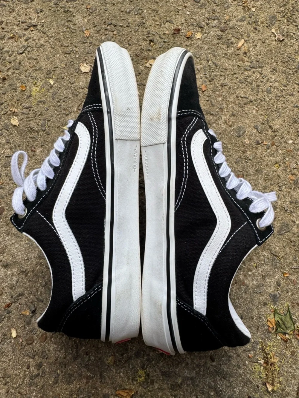 Vans Skate Old Skool Skate Shoe - Black - Picture 8 of 10